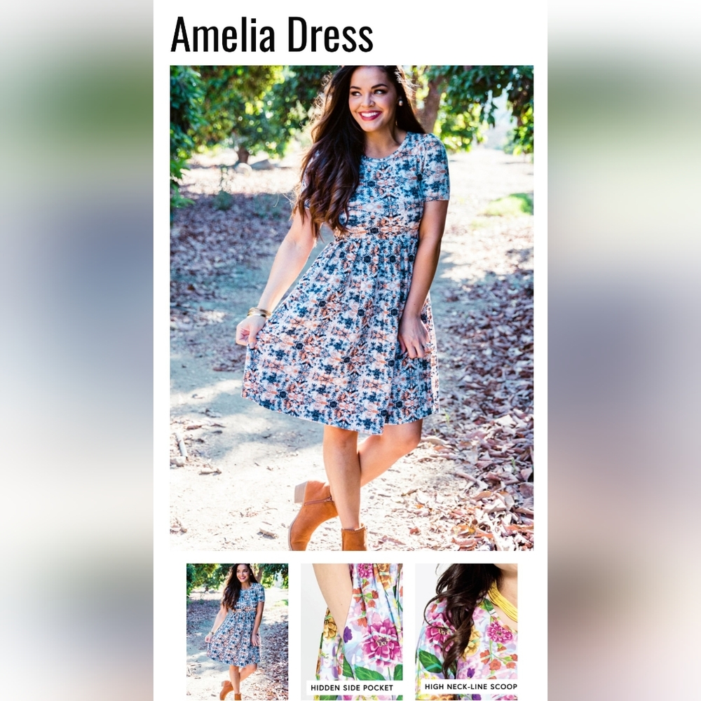 Multi-Patterned LLR Amelia Dress - Picture 5 of 6